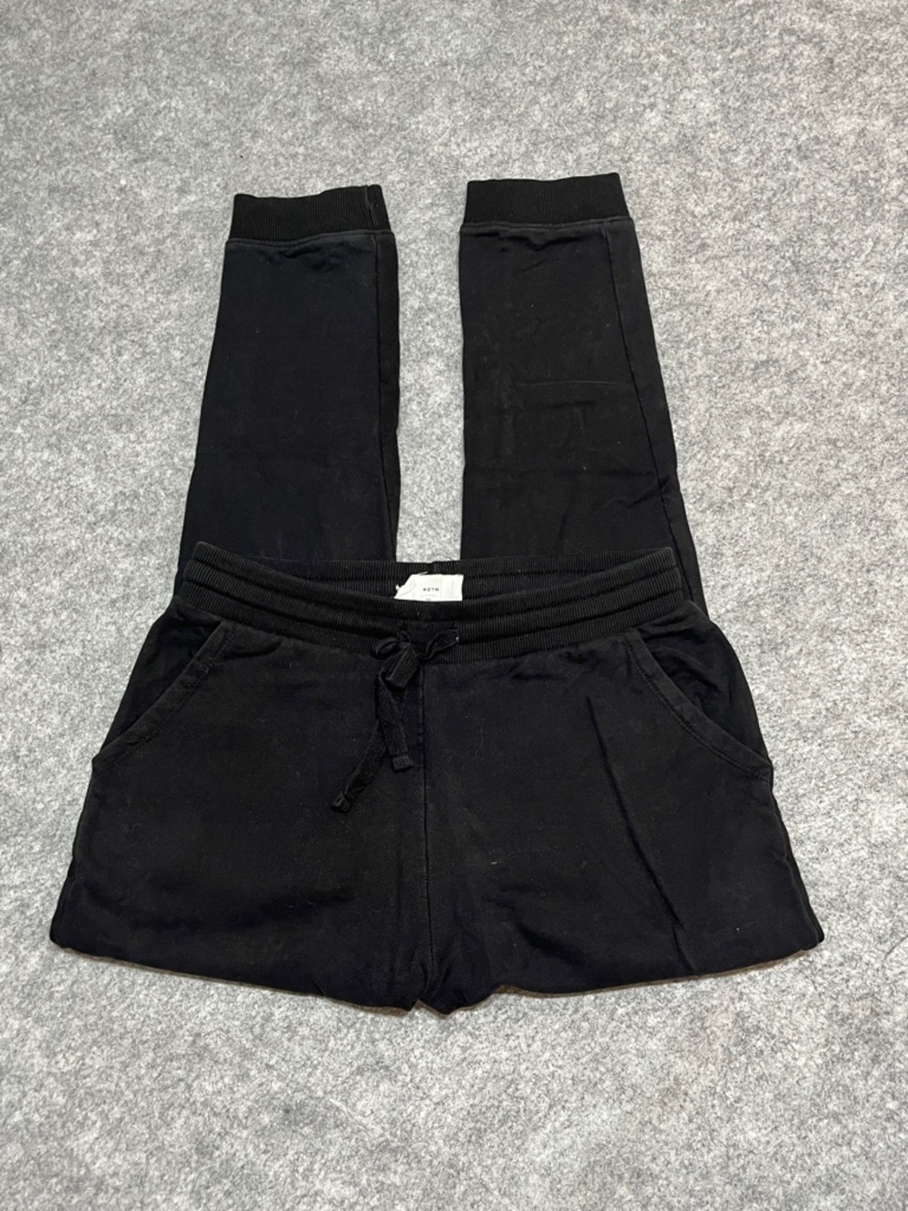 KOTN Black Men Jogger Sweatpants with Drawstring